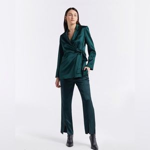 Tie-Waist Suit Set